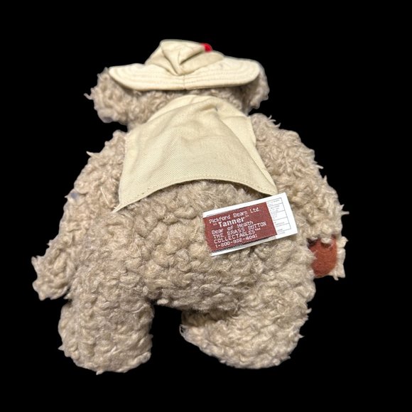 Vintage Pickford Bear Tanner Brass Button Bears Collection Plush Stuffed Animal - Picture 4 of 6